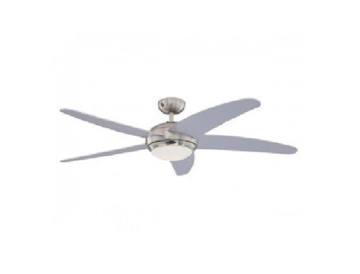 Picture of Westinghouse Bendan Nickel Finish 5 Blades 52" with Wengue Blades