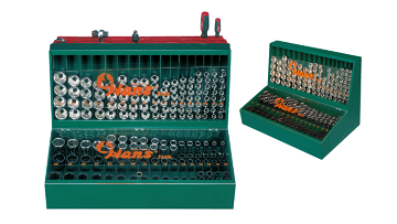 Picture of Hans 125 Pcs. Display Stand - Socket Wrench Metric 6 Pts.