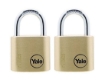Picture of Yale Classic Series Outdoor Solid Brass Padlock 30mm with Multi-pack -Y110/30/117