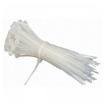 SUN AMES 100pcs Multipurpose WHITE Nylon Cable Tie 