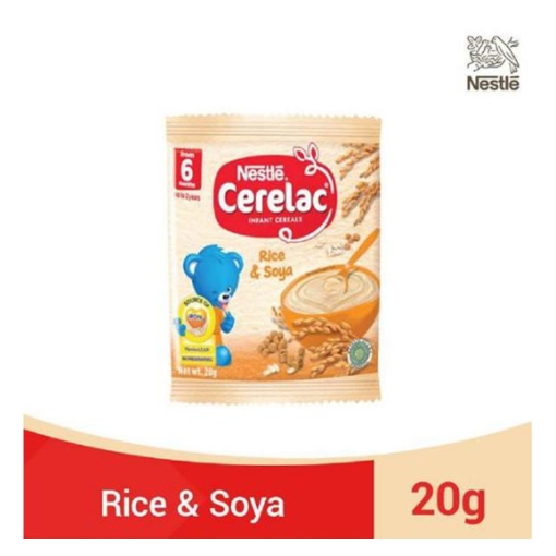 Picture of Nestle Cerelac Rice and Soya 20g, CER20