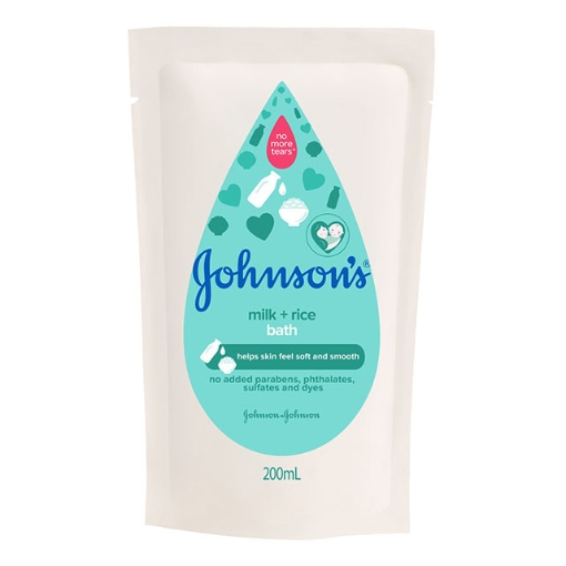 Picture of Johnson's Baby Bath Milk + Rice Refill 200 ml, JOH52