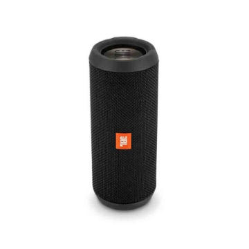 JBL  Splash Proof Wireless Portable Stereo Speaker (Black) featuring Dual 40mm Drivers, Up to 16W of Audio Power, Bluetooth 4.2 Technology, FLIP4