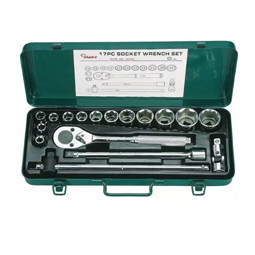 Picture of Hans  1/2" Drive 17 Pcs.  Socket Wrench Set, 4618-2