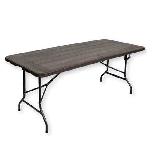 Picture of HOMER FOLDING TABLE WOOD GRAIN 6FT 180X76X74CM