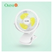 Picture of Mini Rechargeable Desk Fan with Night Light (White/Pink) , RDF-100