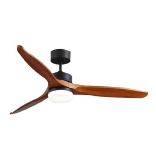 Picture of ACO ARIA 3-BLADE CEILING FAN WITH LED LIGHT 52" RUBBED BRONZE