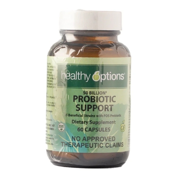 Picture of Healthy Options Probiotic Support 50 Billion CFU with Prebiotics 60 Capsules