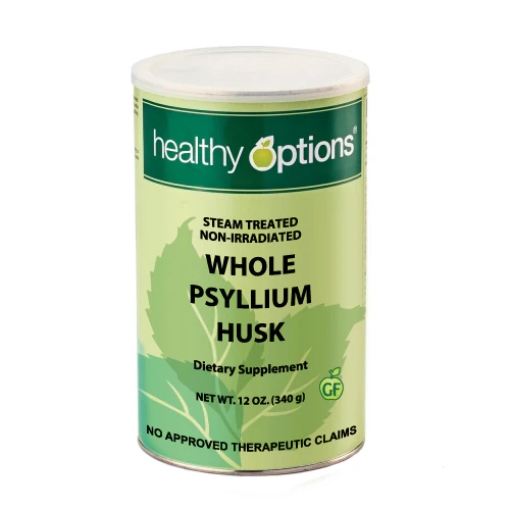 Picture of Healthy Options Whole Psyllium Husk 12 Ounces