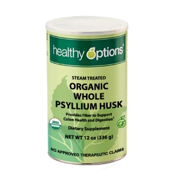 Picture of Healthy Options Organic Whole Psyllium Husk 12 Ounces