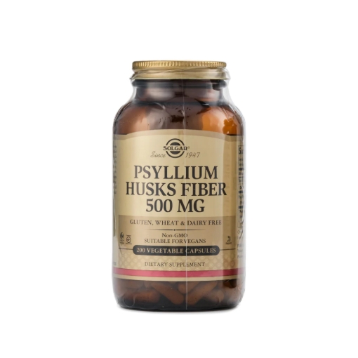 Picture of Solgar Psyllium Husks Fiber 500mg 200 Capsules