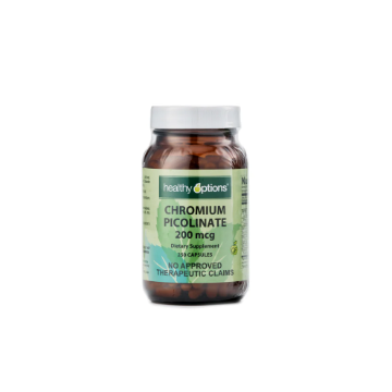 Picture of Healthy Options Chromium Picolinate 200mcg 250 Capsules