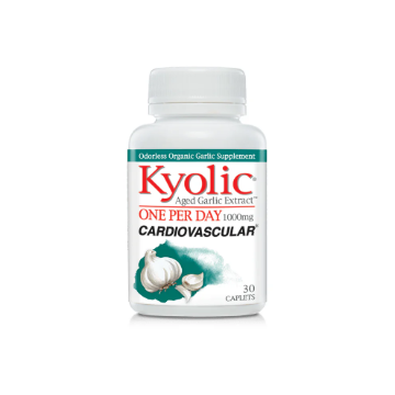 Picture of Kyolic Aged Garlic Extract One Per Day 1000mg Cardiovascular 30 Caplets