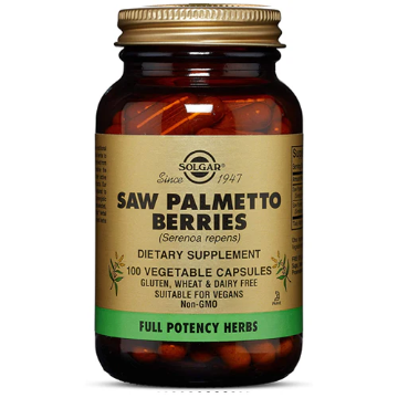 Picture of Solgar Full Potency Saw Palmetto Berries 100 Capsules