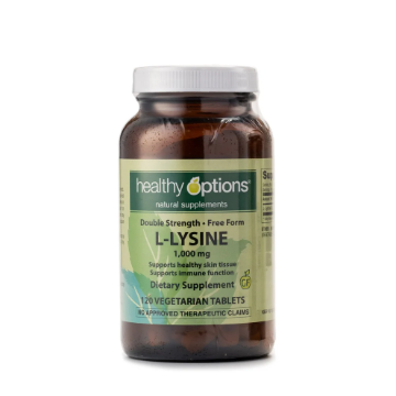 Picture of Healthy Options L-Lysine 1,000mg 120 Tablets