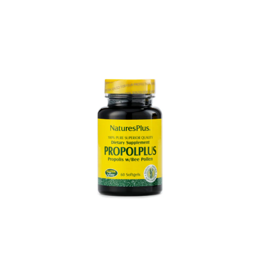 Picture of Nature's Plus Propolplus Propolis with Bee Pollen 60 Softgels