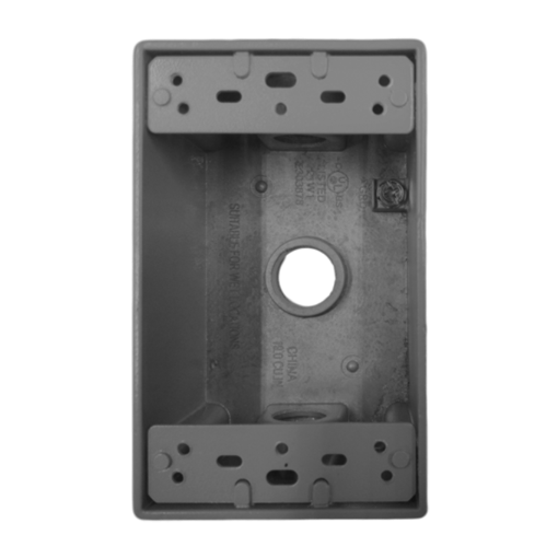 Picture of WEATHERPROOF OUTLET BOXES-ALUMINUM DIE CAST, 1 GANG RECTANGULAR WP BOX