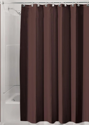 Picture of INTERDESIGN SHOWER CURTAIN 72X72 CHOCOLATE