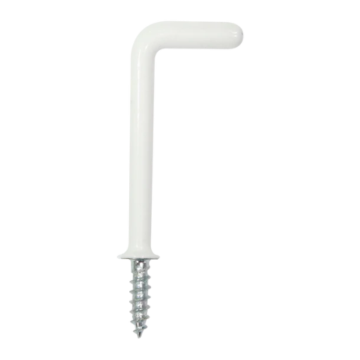Picture of MILLER SQUARE HOOK PVC COATED 2INCHES 20-PC WHITE